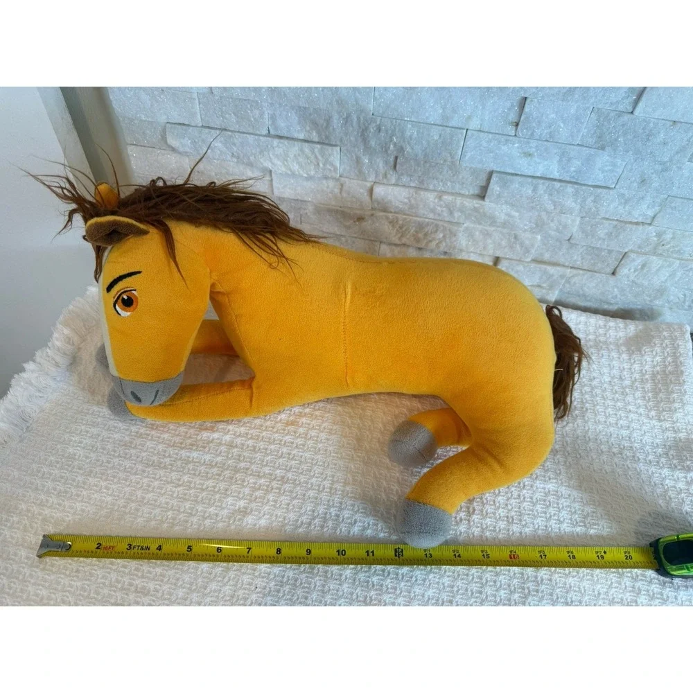 Dreamworks Spirit Untamed Large Big Brown Plush Horse Stuffed Animal Laying Down